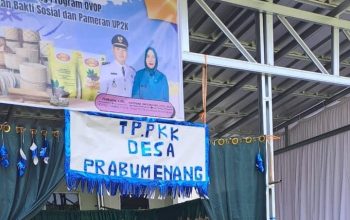 Tim Penggerak PKK Kecamatan Penukal Utara Menggelar Pameran Produk Unggulan UP2K Desa se-Kecamatan Penukal Utara