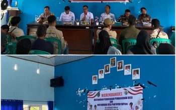 Bhabinkamtibmas Polsek Talang Ubi Hadiri Musrenbangdes dan Penetapan RKPDes Benakat Minyak