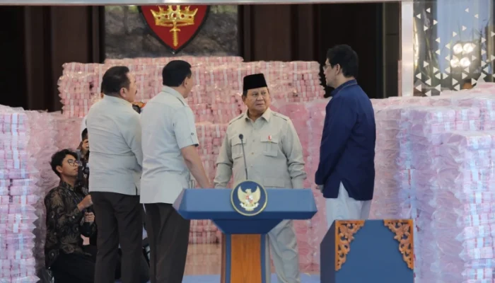 Penyerahan Penyelamatan Keuangan Negara Lebih Dari Rp6,6 Triliun dan Lahan Seluas 893 Ribu Ha Disaksikan Presiden Prabowo