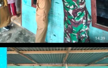 Polsek Talang Ubi Dampingi Penempelan Stiker PKH di Pasar Bhayangkara, Kapolres PALI Tegaskan Transparansi Bantuan Sosial