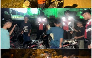 Polres PALI Intensifkan Patroli Perintis Presisi, Cegah Gangguan Kamtibmas di Jalan Talang Anding