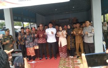 Wakil Bupati PALI Hadiri Sedekah Bedusun Sukaraja, Resmikan Graha Embung