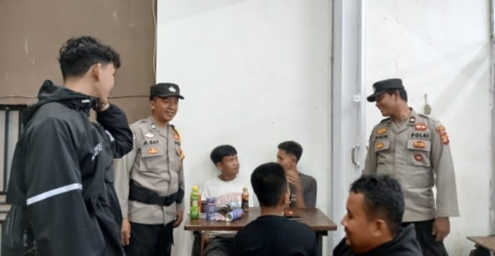 KRYD POLSEK TALANG UBI PERKETAT PENGAMANAN MALAM HARI, KAPOLRES PALI TEKANKAN KOMITMEN CIPTAKAN KAMTIBMAS KONDUSIF
