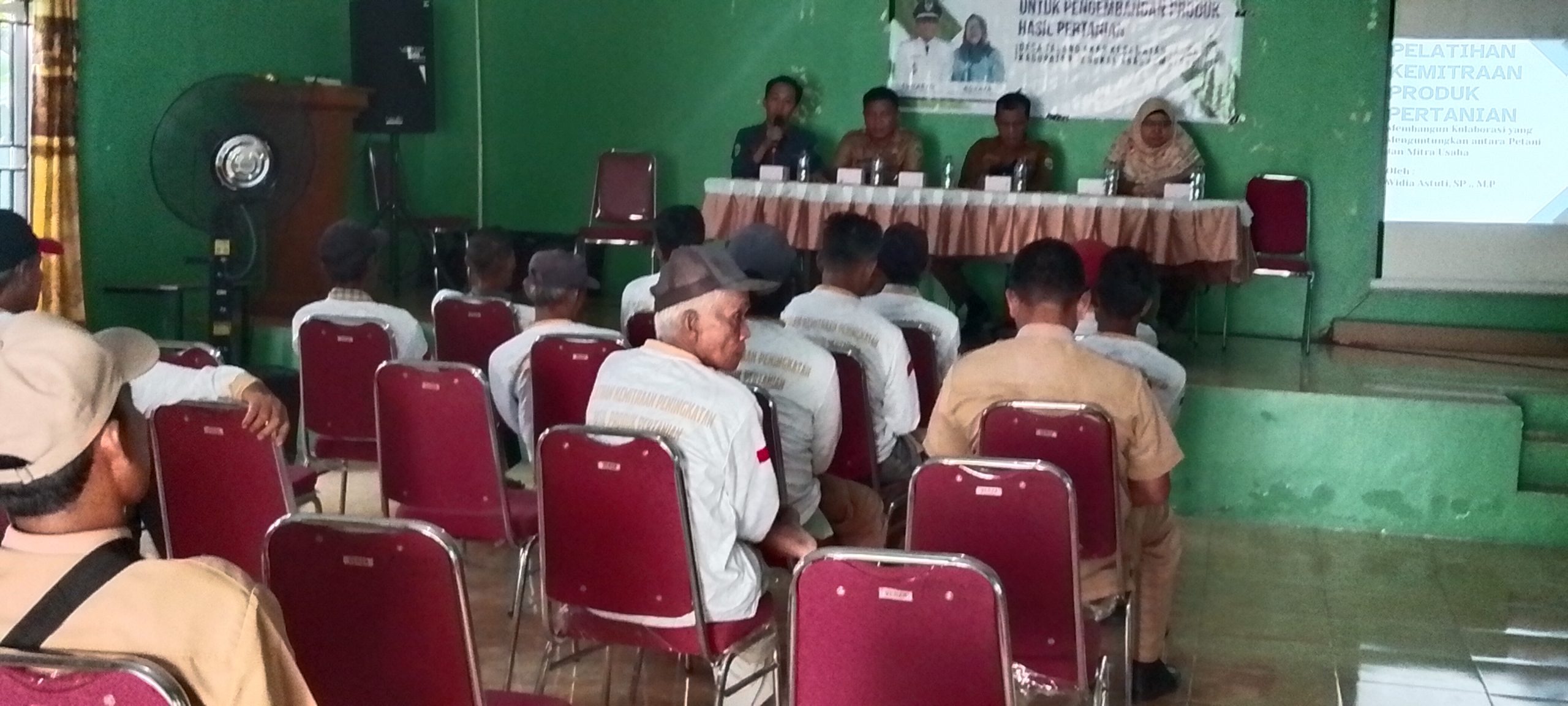 Pemerintah Desa Talang Akar Menggelar Pelatihan Kemitraan Pengembangan Produk Hasil Pertanian
