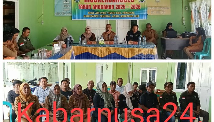 Dalam Rangka Menetapkan RKPDes Tahun 2026, Pemdes Air Itam Timur Gelar Musrenbangdes