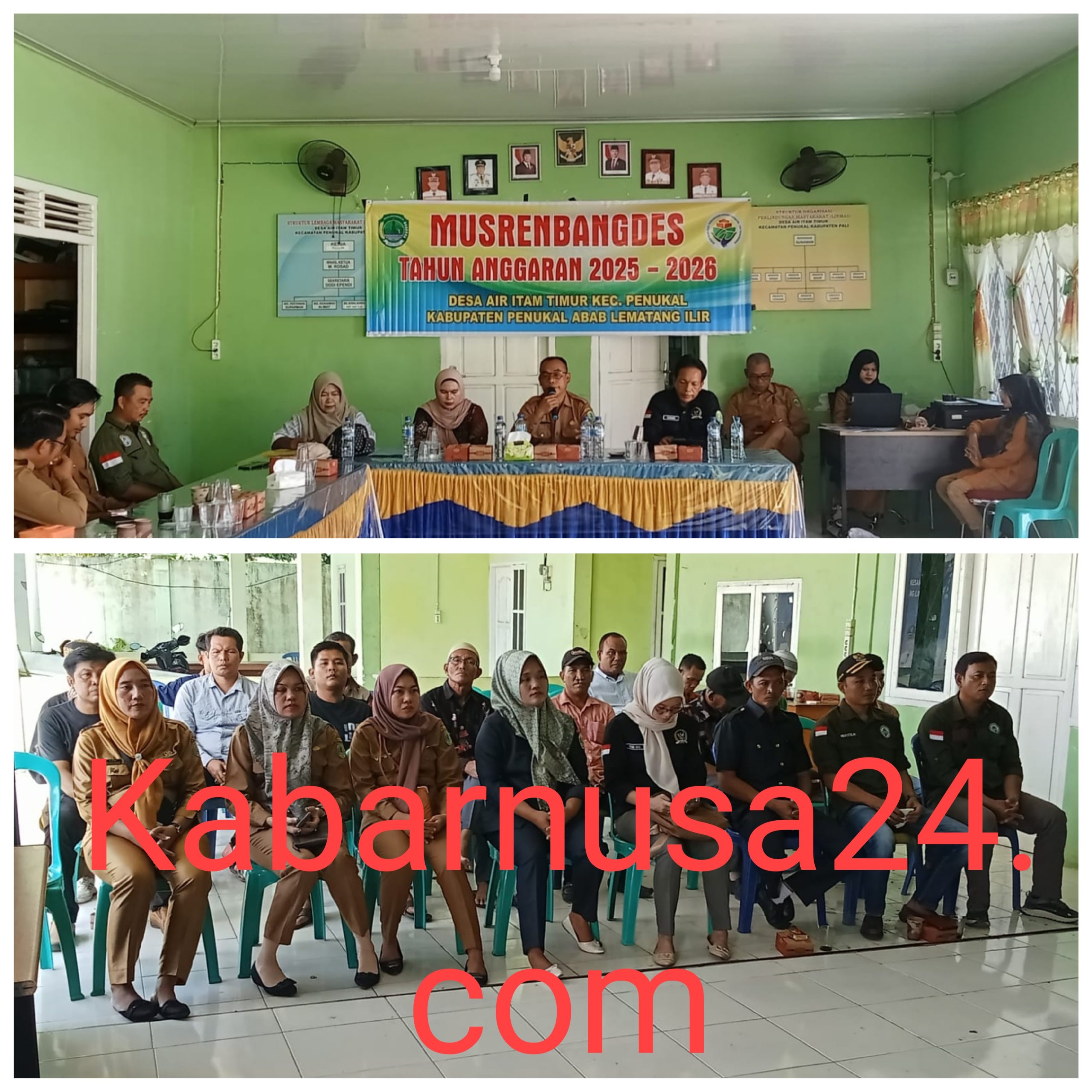 Dalam Rangka Menetapkan RKPDes Tahun 2026, Pemdes Air Itam Timur Gelar Musrenbangdes
