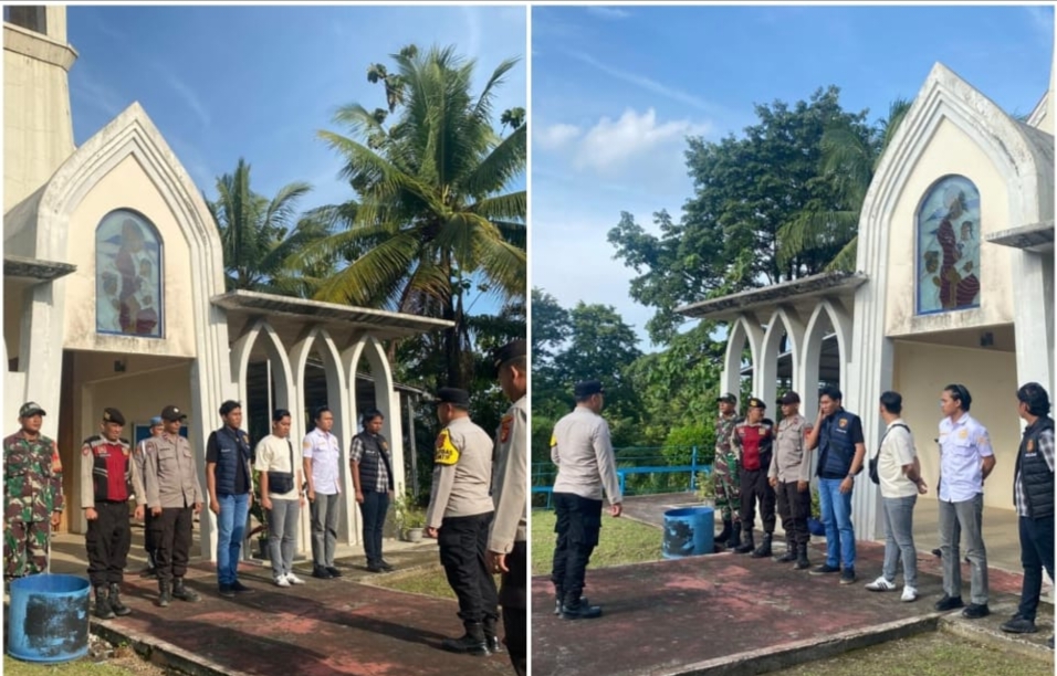 Polres PALI Pastikan Pengamanan Ibadah Natal Berjalan Aman dan Kondusif