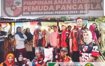 400 Karung Beras Disalurkan Ketua PAC PP Medan Denai Bagi Warga Korban Banjir di Tiga Kelurahan