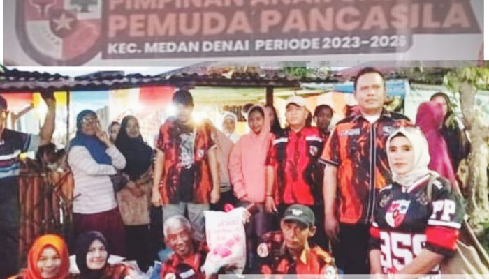 400 Karung Beras Disalurkan Ketua PAC PP Medan Denai Bagi Warga Korban Banjir di Tiga Kelurahan