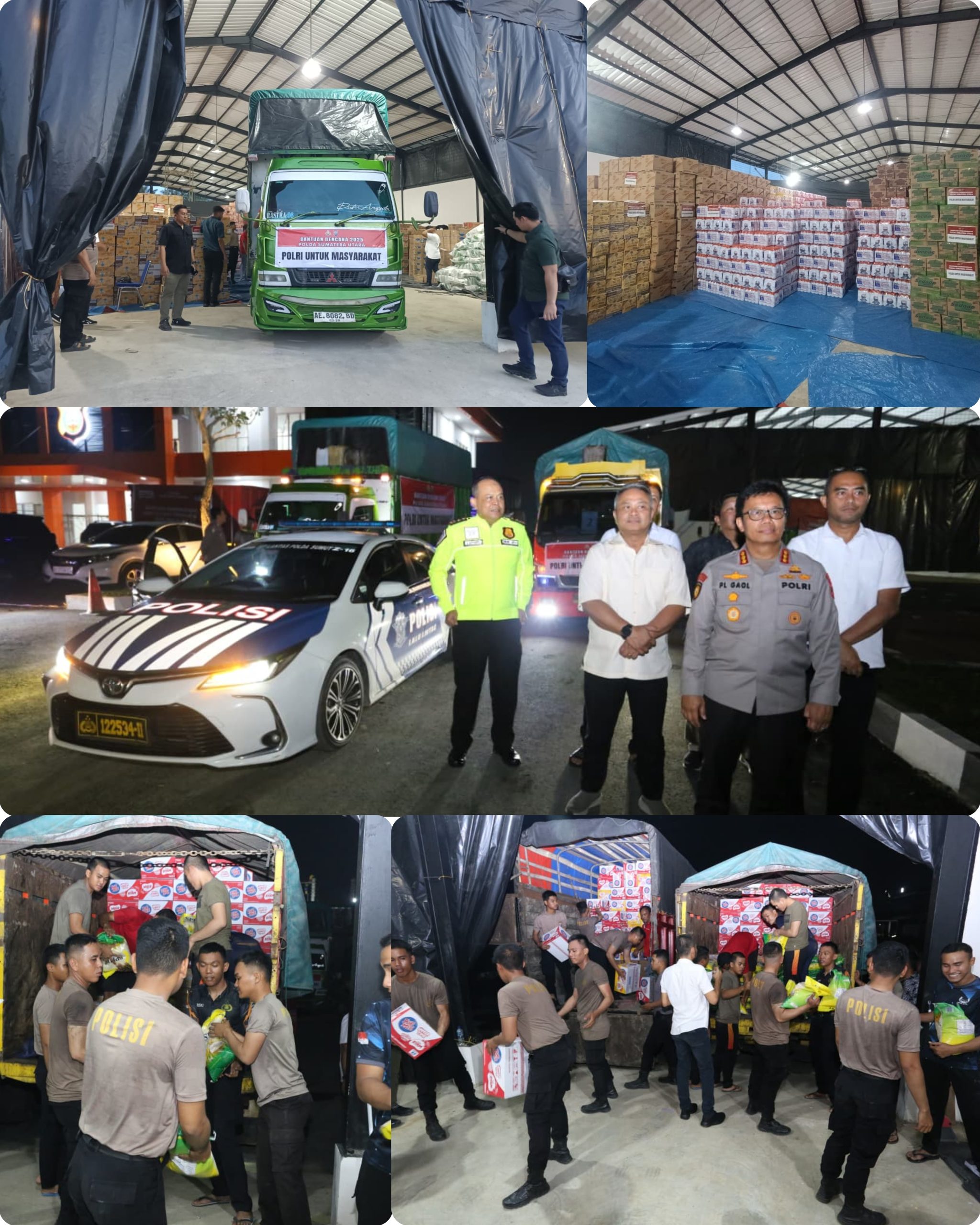 Polda Sumut Kembali Kirim 5 Truk Bantuan Kemanusiaan untuk Korban Bencana di Tapteng dan Sibolga