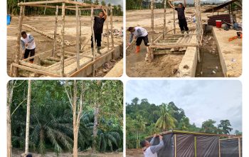 Brimob Polda Sumut Bangun MCK dan Tandon Air Bersih untuk Korban Banjir Bandang di Batang Toru