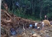 Desa Bair Rata dengan Tanah Akibat Longsor dan Banjir: Warga Masih Tertimbun, Bantuan Alat Berat Tak Kunjung Datang