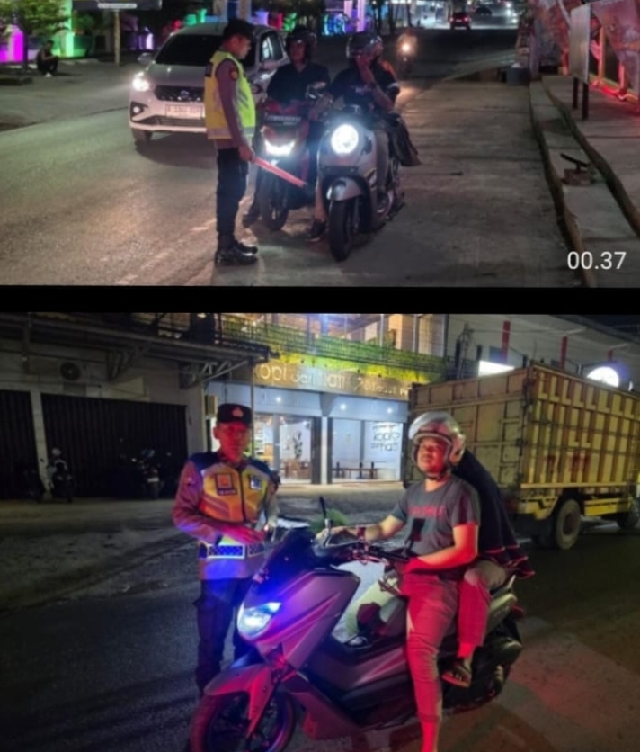 Polsek Talang Ubi Intensifkan KRYD Malam Hari, Kapolres PALI Tekankan Komitmen Jaga Keamanan Wilayah