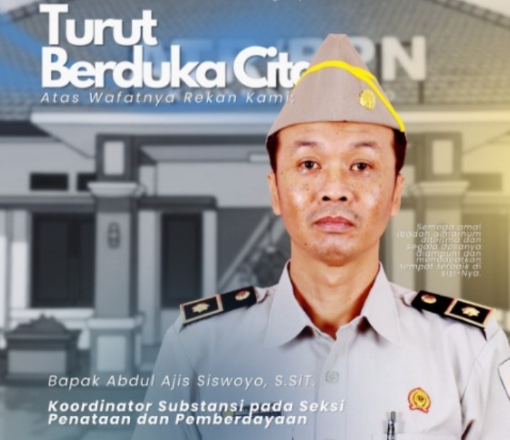 Kantor Pertanahan Kabupaten Bondowoso Sampaikan Duka Cita atas Wafatnya Abdul Ajis Siswoyo