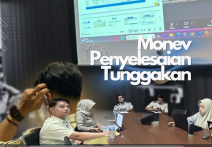 Pejabat Pengawas Kantor Pertanahan Bondowoso Ikuti Monev TPDM dan PPDM Menuju Zero Tunggakan
