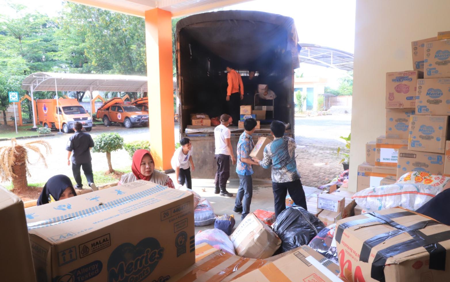 Bantuan Kemanusian BPBD Kabupaten Bekasi Dikirim Via Jalur Darat ke Aceh Tamiang
