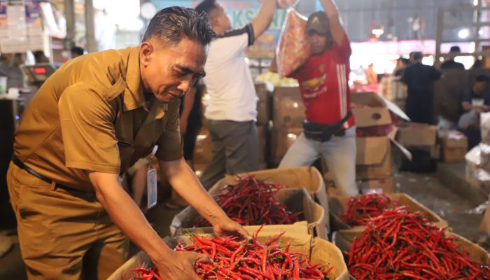 Jelang Nataru, Harga Cabai dan Bawang di Pasar Induk Cibitung Naik