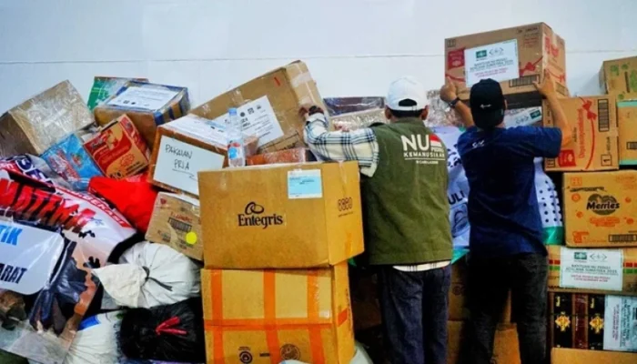 NU Care-LAZISNU gandeng DKM Secikarang Salurkan 1 Ton Bantuan ke Lhokseumawe Lewat Jalur Laut