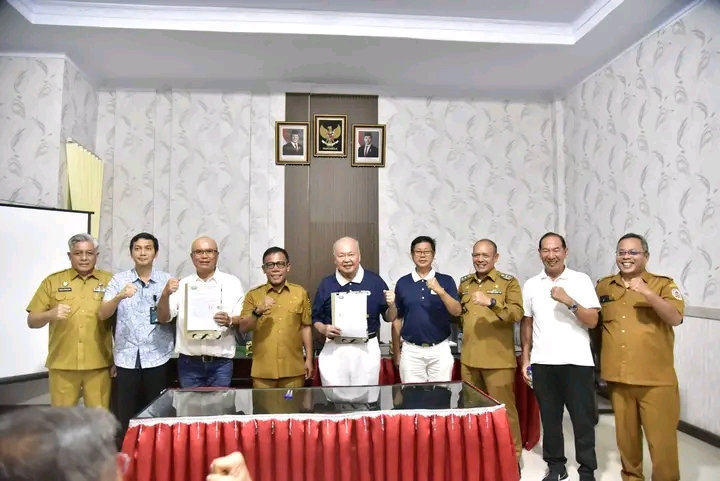 SPK Pembangunan Huntap Di Tapteng Oleh Yayasan Buddha Tzu Chi Indonesia Ditandatangani