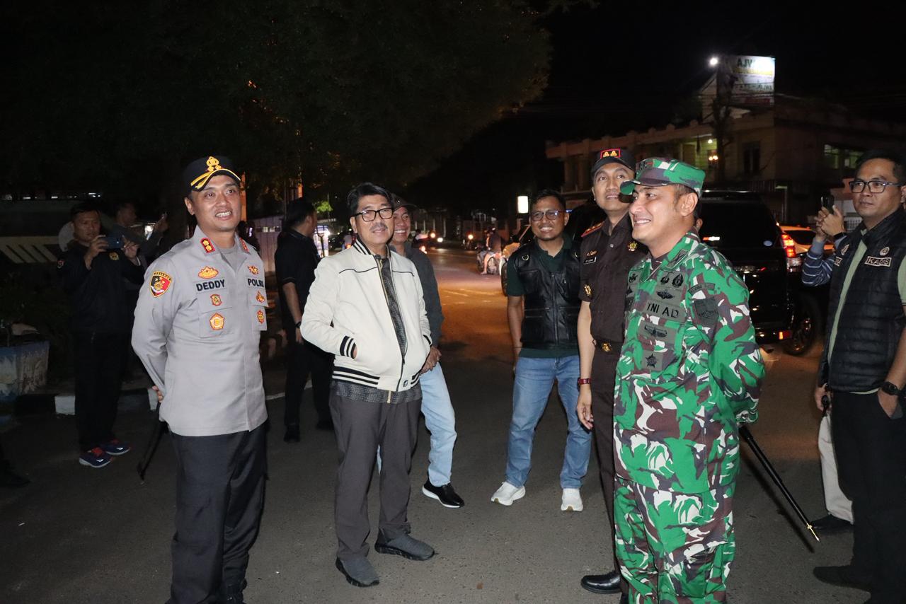 Pastikan Kamtibmas Malam Tahun Baru 2026 Aman, Forkopimda Lampung Utara Gelar Patroli Gabungan