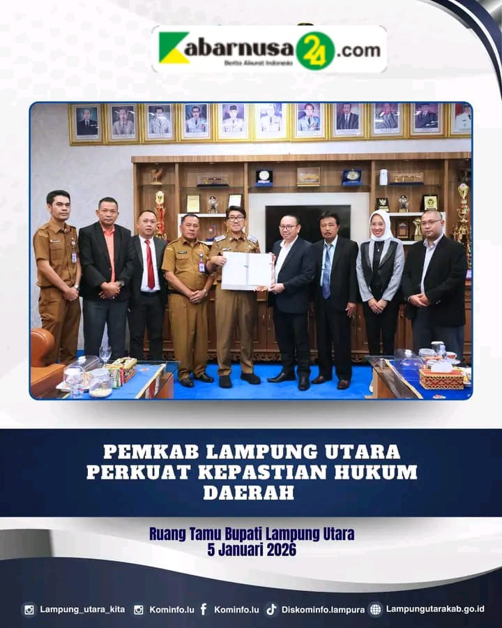 Pemkab Lampung Utara Perkuat Kepastian Hukum Daerah