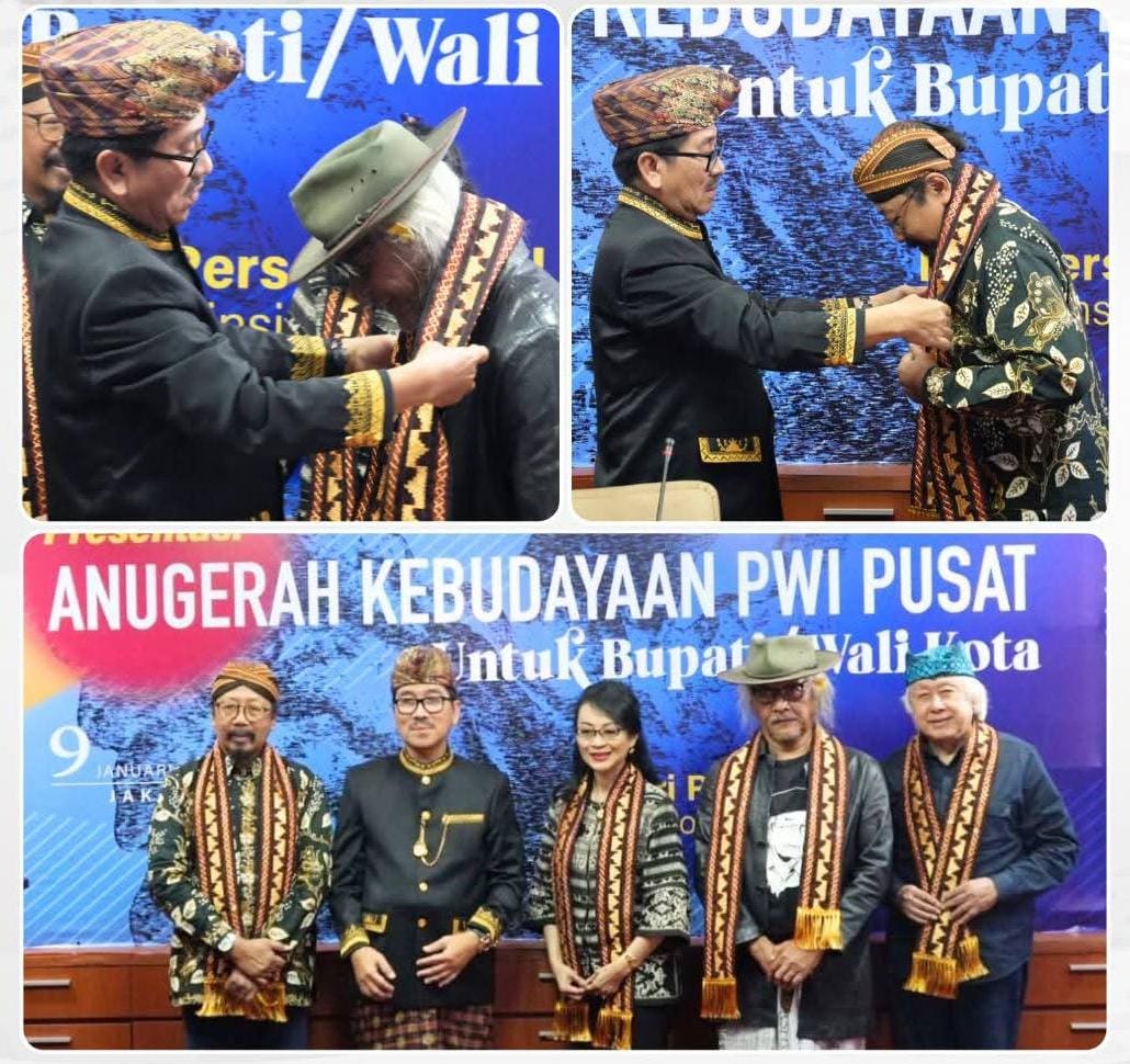 Bupati Lampung Utara Paparkan Kesenian Tradisional Cangget Bakha Pada Anugerah Kebudayaan PWI Pusat 2026