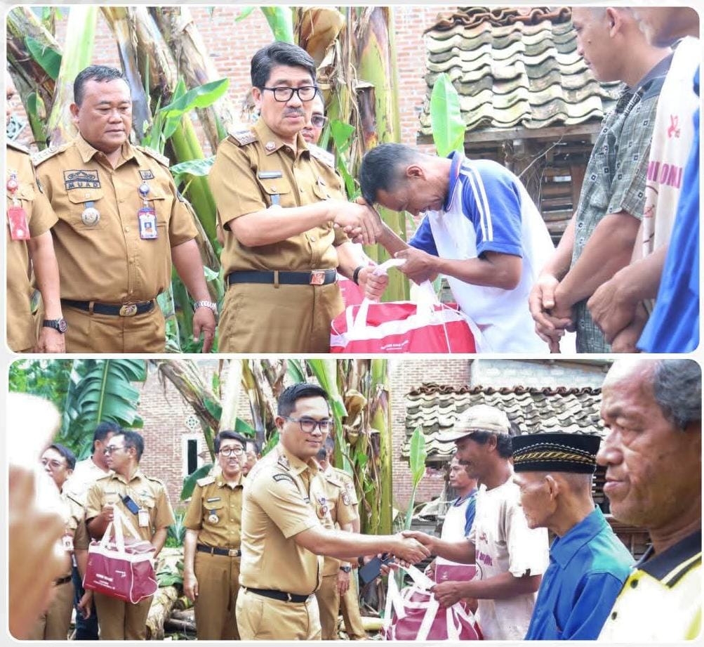 Bupati Lampung Utara Tangap Cepat,Salurkan Bantuan Bagi Warga Terdampak Puting Beliung Di Desa Papan Rejo