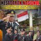 Gelar Upacara Hari Kesadaran Nasional, Kapolres Lampung Utara Berikan Tanda Kehormatan Dari President Kepada Personel