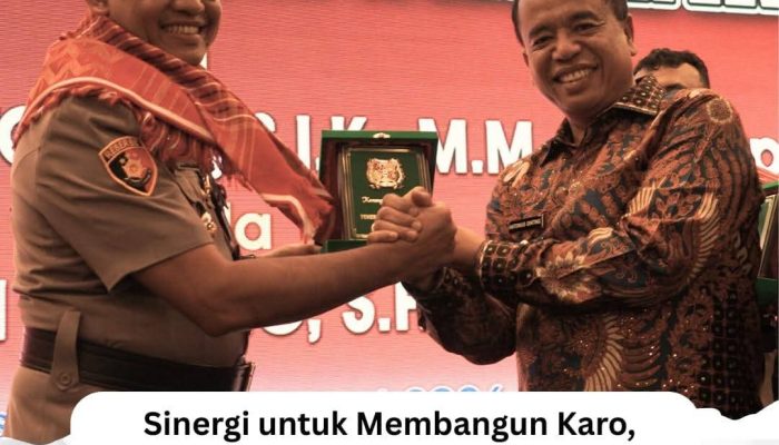 Sinergi untuk Membangun Karo, Bupati Karo Hadiri Acara Temu Pisah Kapolres Tanah Karo