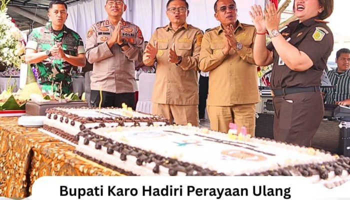 Bupati Karo Hadiri Perayaan Ulang Tahun Kepala Kejaksaan Negeri Karo