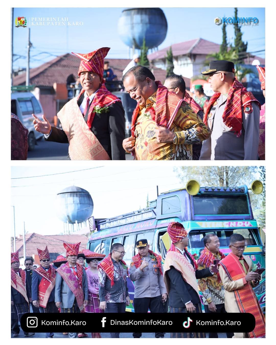 Bupati Karo Hadiri Pentahbisan 8 Imam Baru di Gereja St. Fransiskus Assisi Berastagi