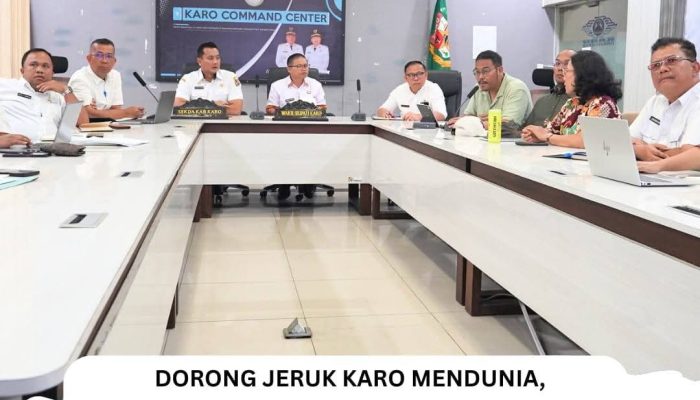 Dorong Jeruk Karo Mendunia, Pemkab Karo Bahas Hilirisasi Berbasis Smart Cold Storage