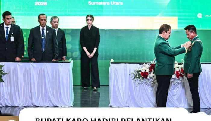 Bupati Karo Hadiri Pelantikan Rektor USU Periode 2026–2031