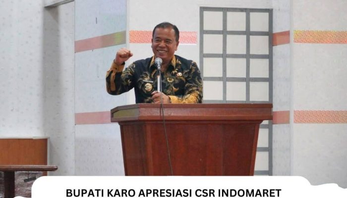 Bupati Karo Apresiasi CSR Indomaret Salurkan Bantuan Nutrisi kepada 250 Keluarga