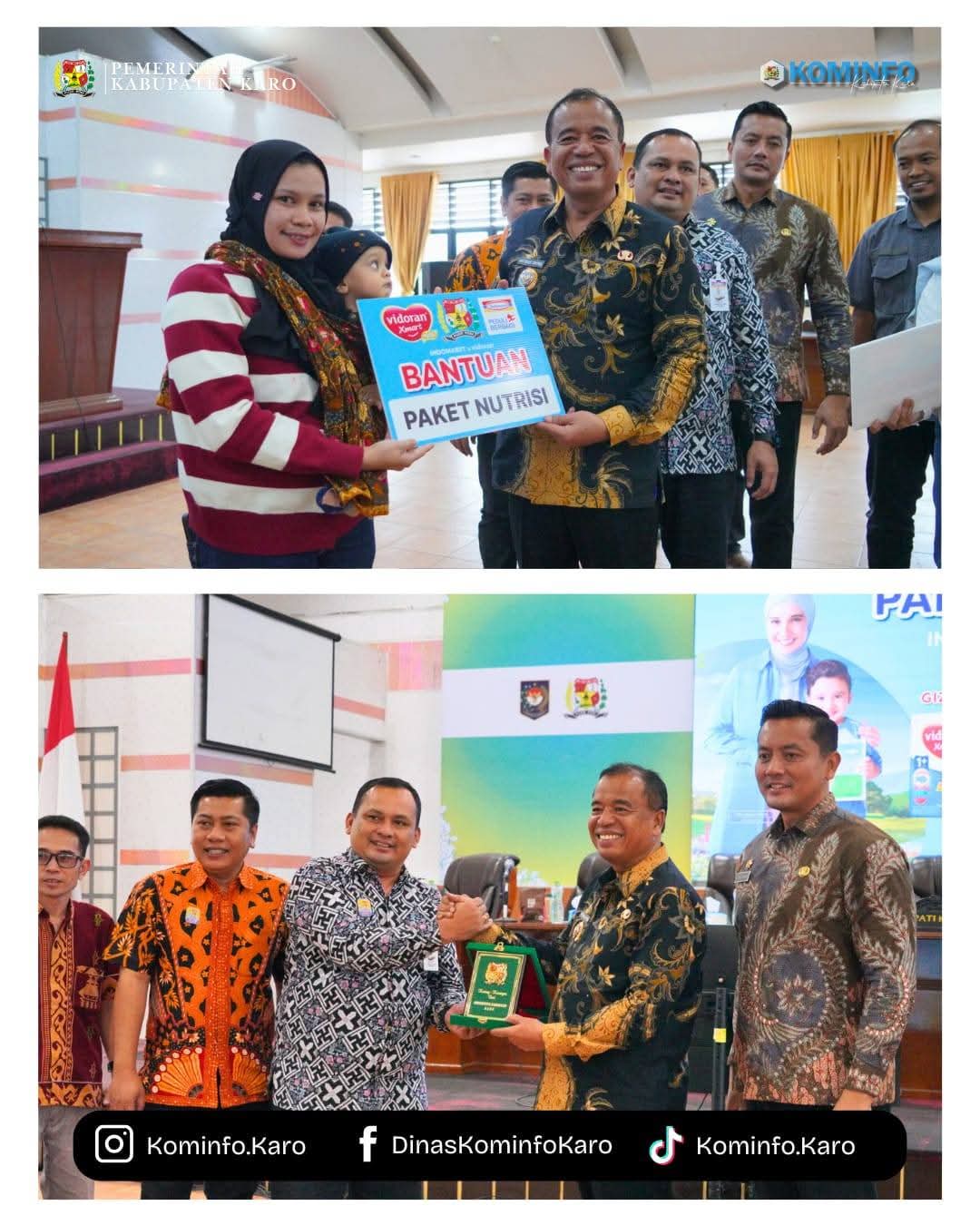 Bupati Karo Apresiasi CSR Indomaret Salurkan Bantuan Nutrisi kepada 250 Keluarga