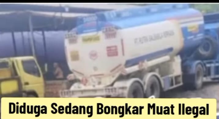 Truk Milik PT Lematang dan Mobil Tangki PT Putra Salsabila Perkasa Diduga Melakukan Kegiatan Ilegal