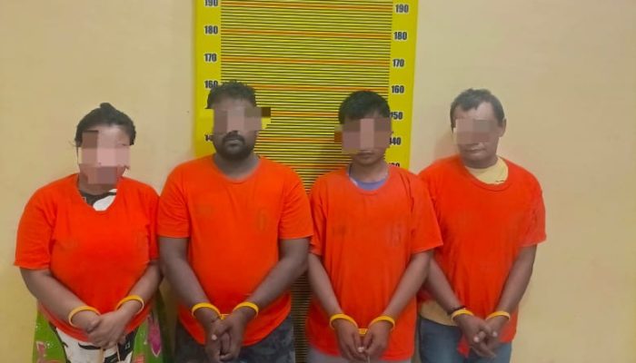Bongkar Jaringan Sabu di Kampung Baru, Polda Sumut Amankan 4 Pelaku dan 1 Kg Narkotika