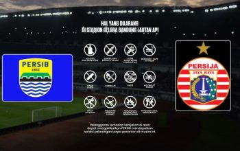 Laga PERSIB vs PERSIJA di Stadion GBLA ajak Bobotoh Ciptakan Suasana Aman Saat Pertandingan