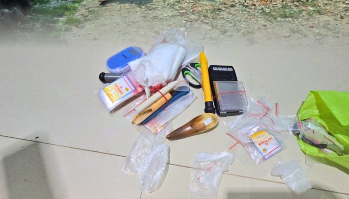 Brimob Polda Sumut dan BNN Provinsi Sumut Bersinergi, Gerebek Kampung Narkoba di Percut Sei Tuan