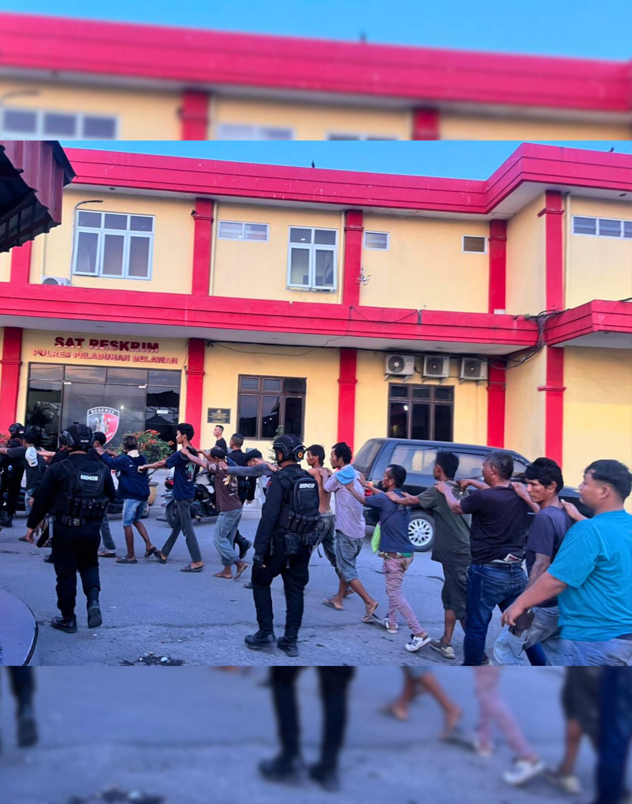 Yang Dianggap Biasa di Belawan, Kini Ditindak: Satuan Brimob Polda Sumut dan Polres Belawan Amankan 17 Pelaku Pungli dan Narkoba Yang Dianggap Biasa di Belawan, Kini Ditindak: Satuan Brimob Polda Sumut dan Polres Belawan Amankan 17 Pelaku Pungli dan Narkoba