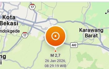 Bekasi Kembali Diguncang Gempa Tektonik Dirasakan hingga Karawang, BMKG Imbau Tetap Waspada