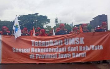 Suarakan Revisi UMSK, Buruh Jawa Barat dan Jakarta Akan Gelar Aksi Lanjutan 28 Januari ke Istana Negara