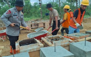 Aksi Nyata Brimob Sumut di Lima Desa Batang Toru, Pemulihan Terus Berjalan