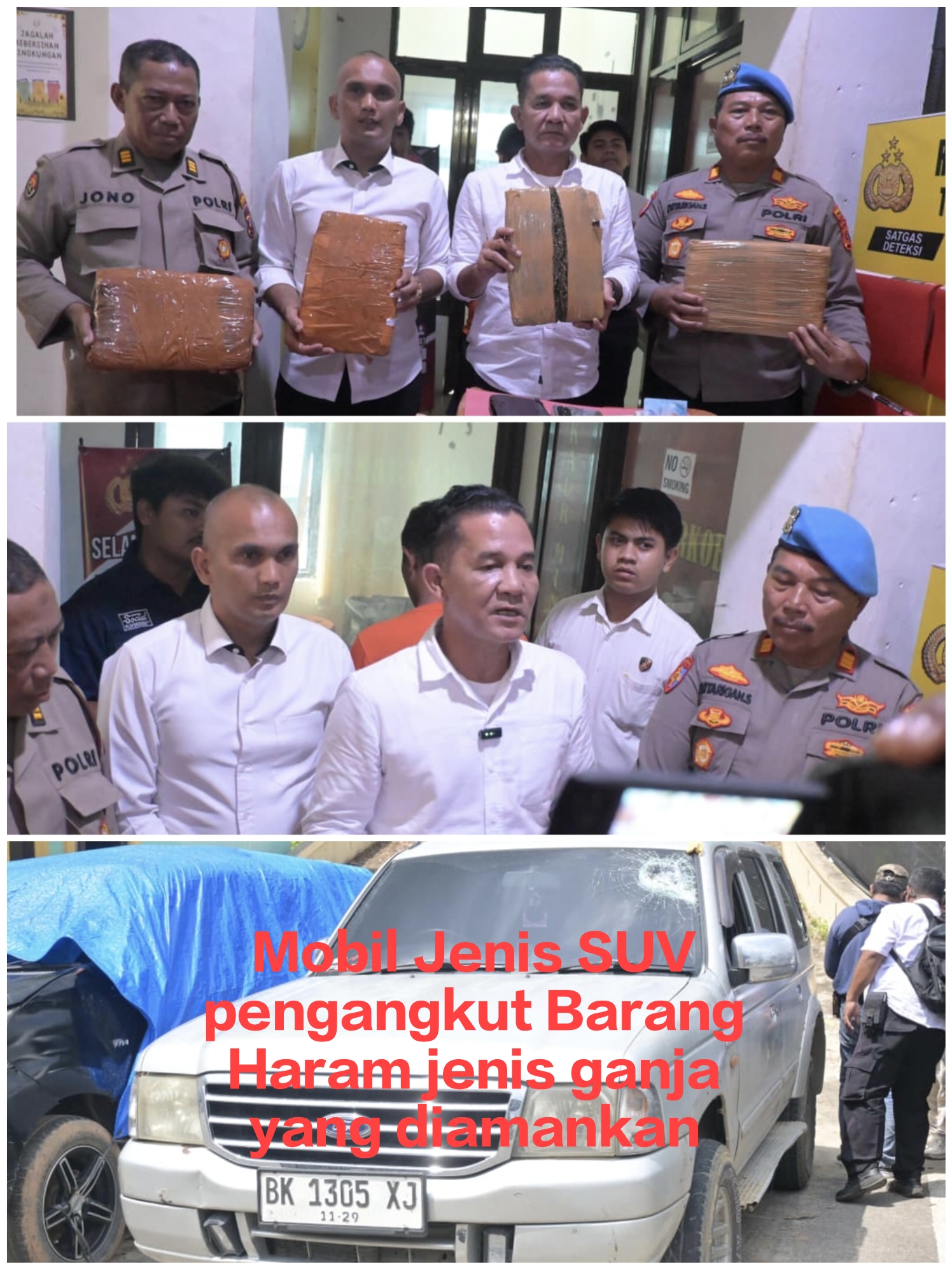 Satres Narkoba Polres Labusel Ungkap 27,869 Gram Ganja, Seorang Buruh Asal Padang Diamankan
