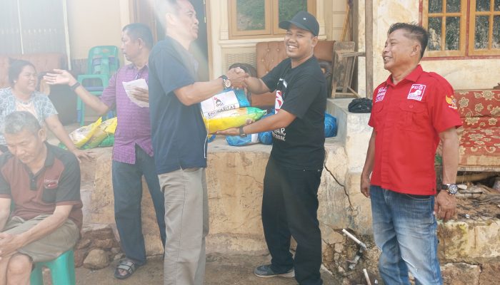 Aksi Kemanusiaan DPD PSI Kota Sibolga, Bantuan Disalurkan ke Korban Bencana