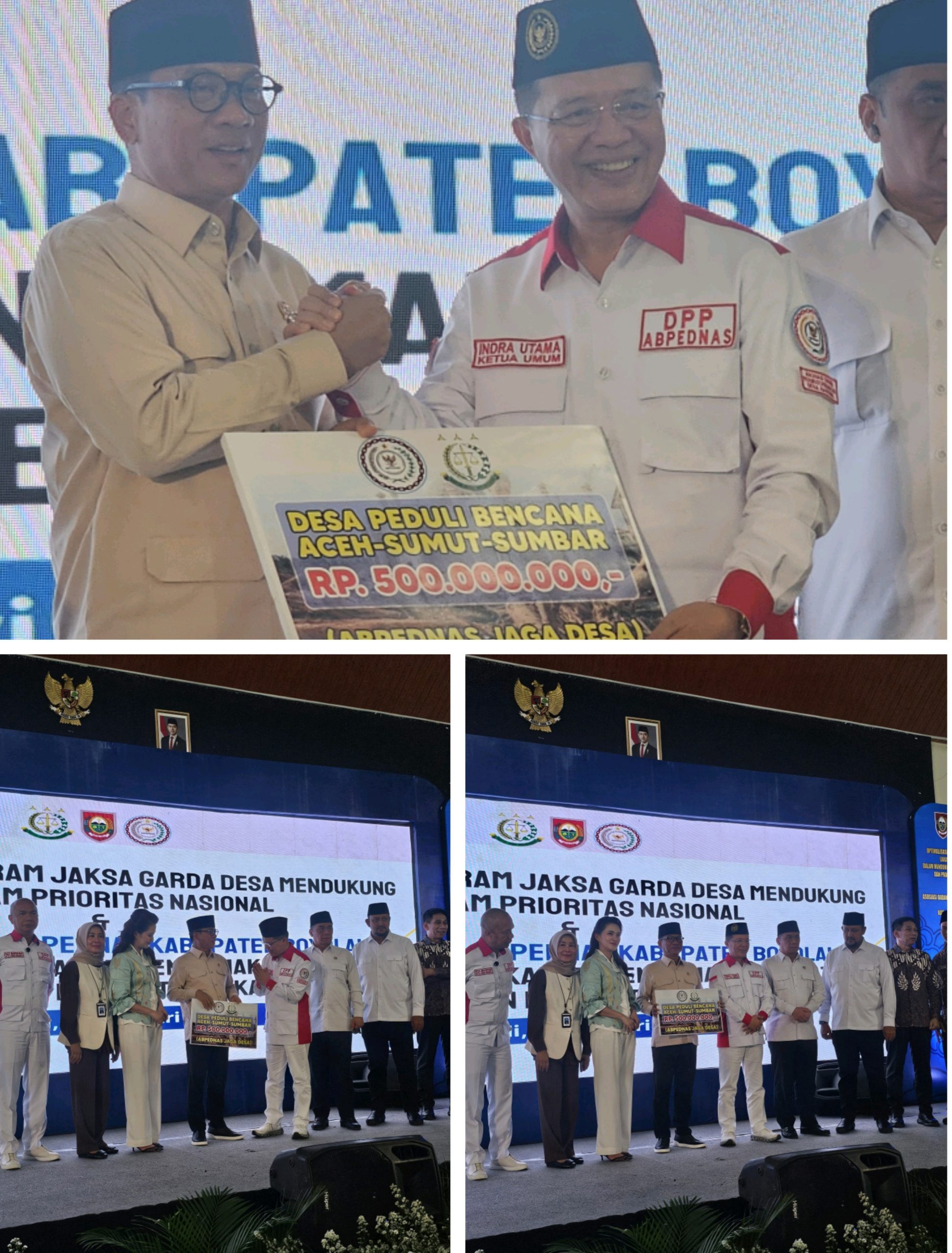 Wujud Solidaritas Hari Desa Nasional 2026: ABPEDNAS Salurkan Donasi Rp500 Juta untuk Korban Bencana di Sumatera