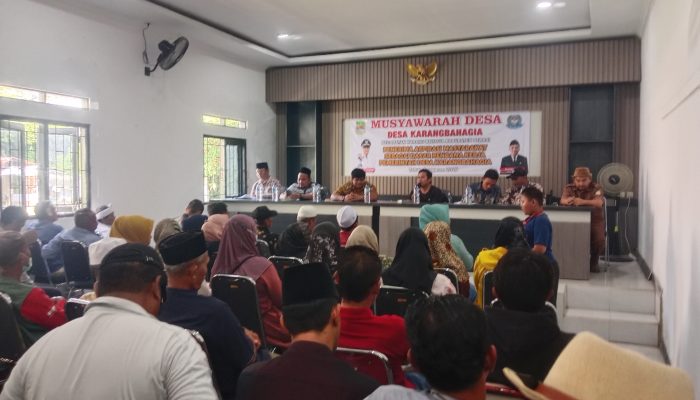 BPD Karangbahagia Sukses Gelar Musdes Penerima Aspirasi Masyarakat Sebagai Dasar Rencana Kerja Pemerintah Desa