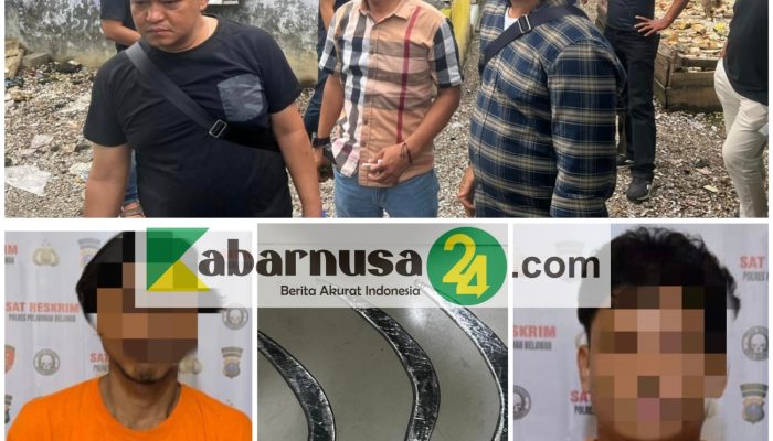 Tim Gabungan Jatanras Polda Sumut dan Polres Pelabuhan Belawan Tangkap Tiga Pelaku Tawuran