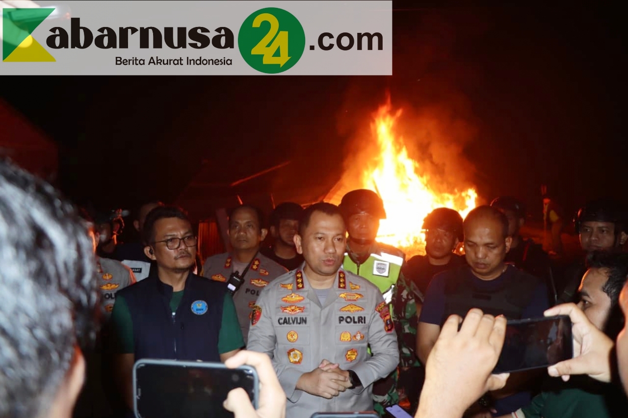 Jermal XV Digempur Aparat Gabungan, Kapolrestabes Medan Pimpin Langsung Operasi