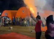 Pesta di Atas Derita: Bupati Tapanuli Tengah Diduga Rayakan Tahun Baru dengan Kembang Api dan Joget di Tengah Pengungsian Bencana